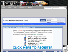 Tablet Screenshot of gtcarz.com